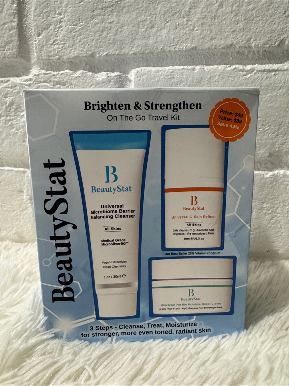 BeautyStat Brighten & Strengthen Travel Kit